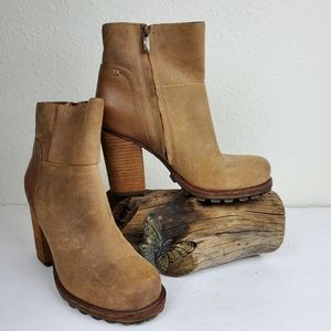Sam Edelman franklin boots in whiskey from revolve